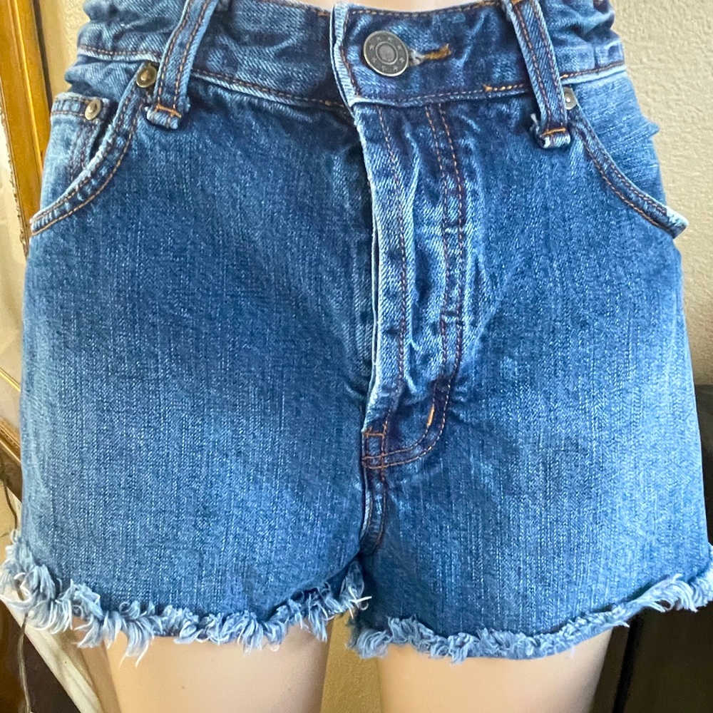 Free People denim cut off short